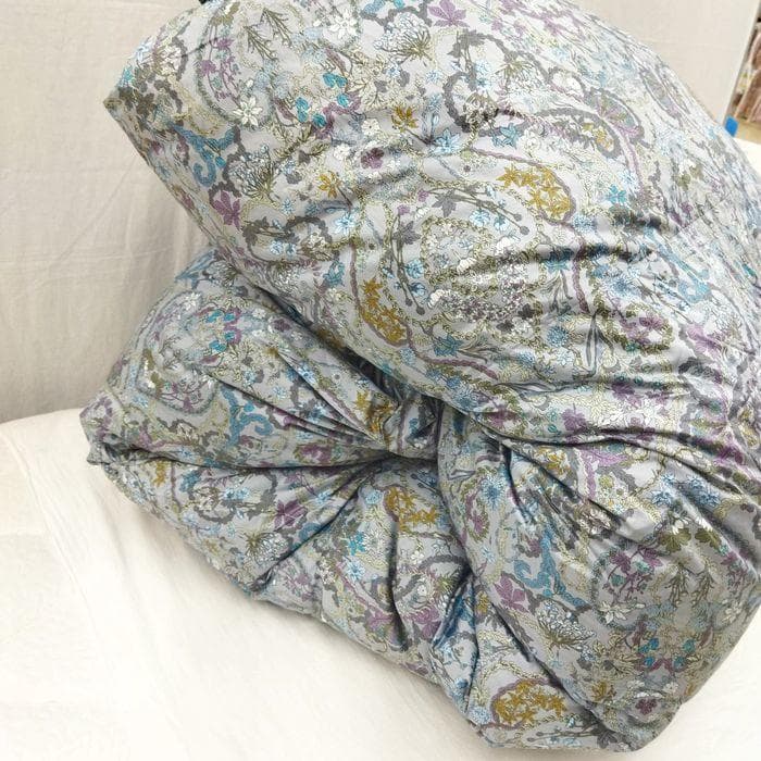 羽毛布団 ポーランド産 マザーグースダウン93％ 綿100％ 1.2㎏ 二層式