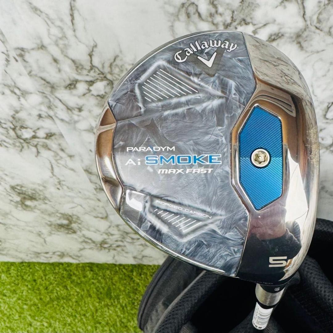 【美品】キャロウェイ Aiスモーク MF 5W フェアウェイウッド 19° SR