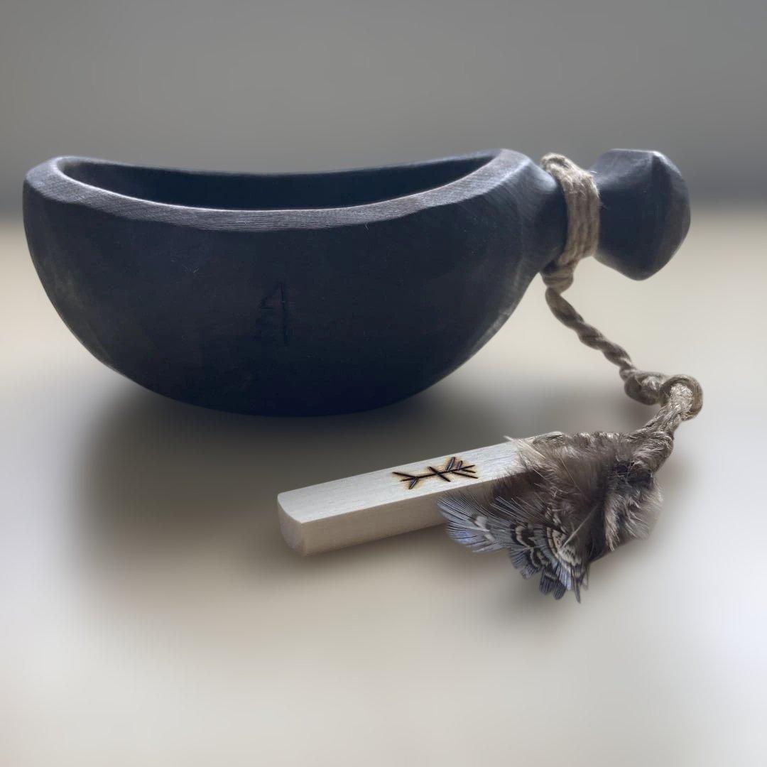 【新品】ソウルオブシベリア　ボウル#2　大容量　ククサ　No.2008