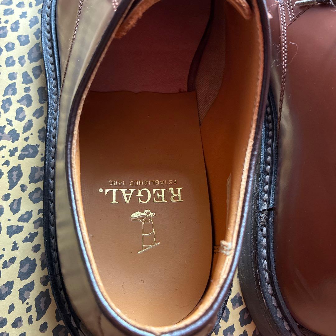 REGAL（REGAL2136 ）モカシン（外羽根Uチップ【美品】