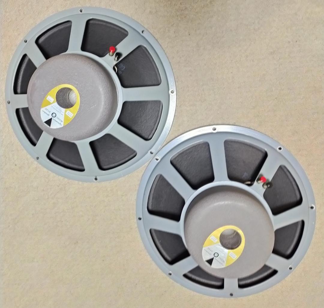 JBL D130　16Ω　38cmフルレンジ　ペア　フィクスドエッジ　英文取説付