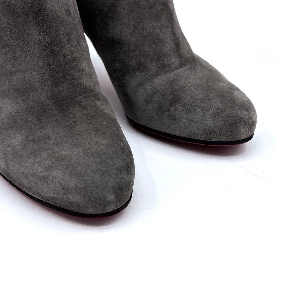 極美品】 Louboutin　クリスチャンルブタン スエード　ショートブーツ