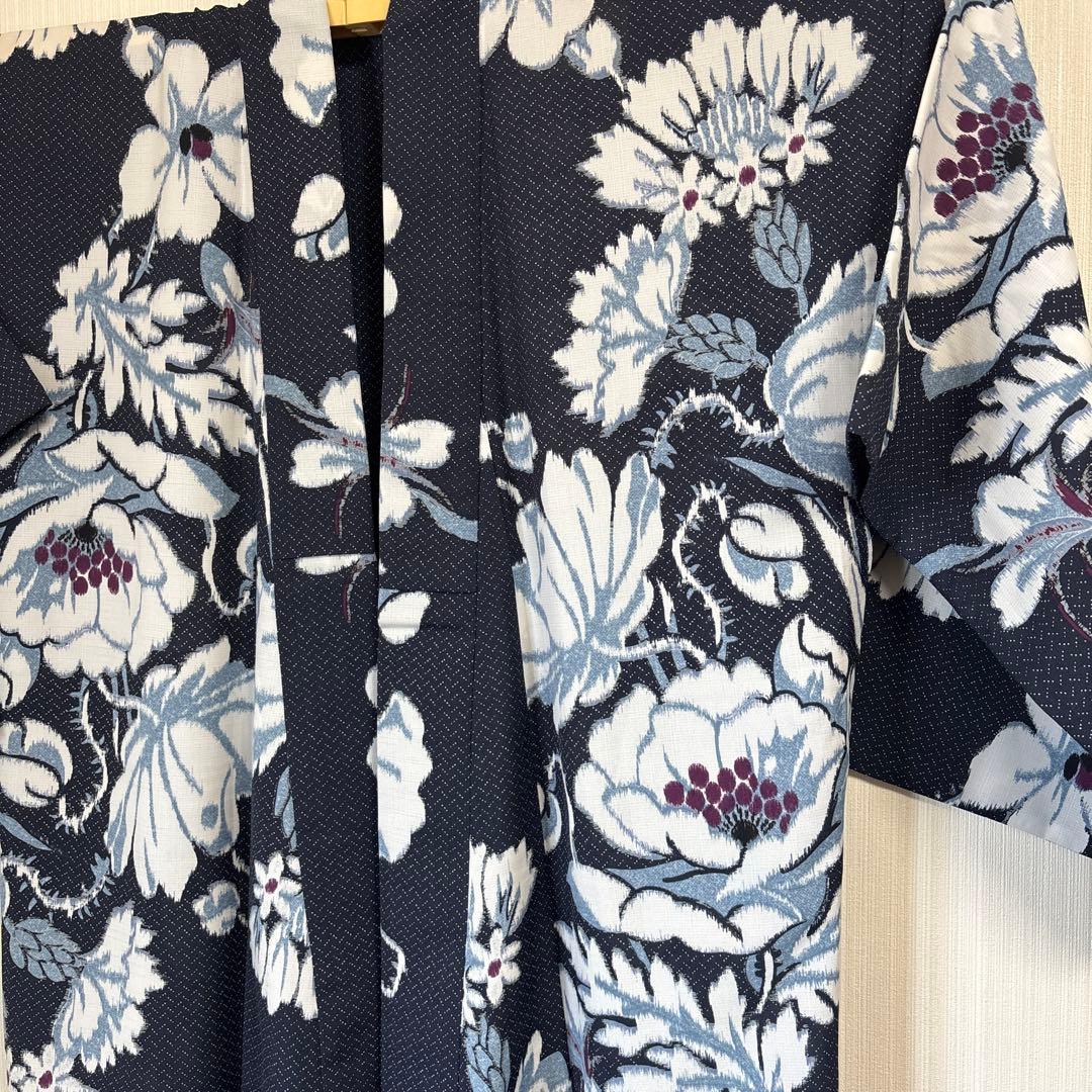 美品　撫松庵　浴衣 セオアルファ 単着物　身丈163cm Mサイズ