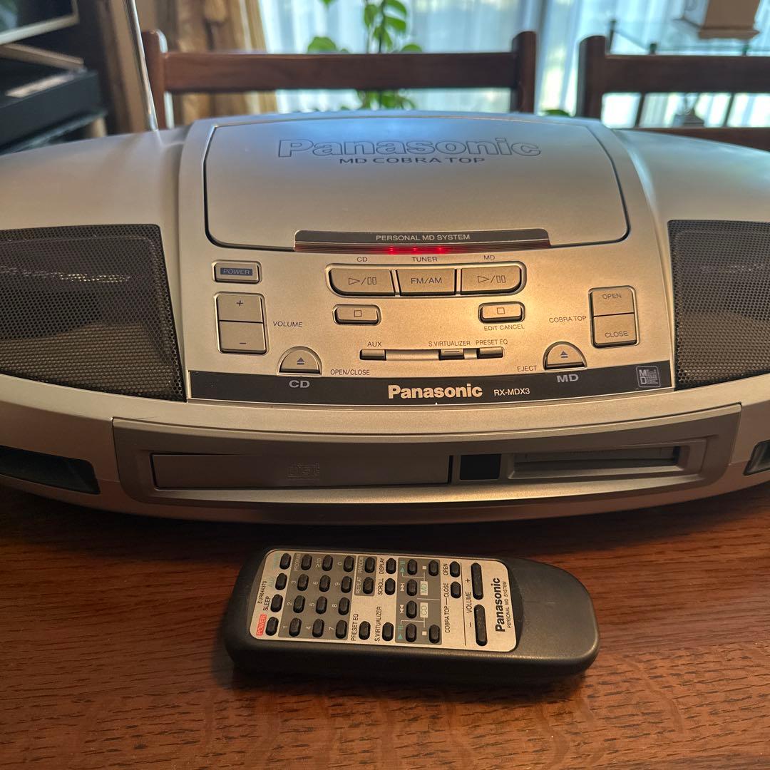 Panasonic RX-MDX3 CD・MD・ラジオコンポ　日本製