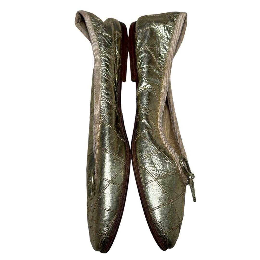 CHANEL シャネル マトラッセ バレエシューズ 35