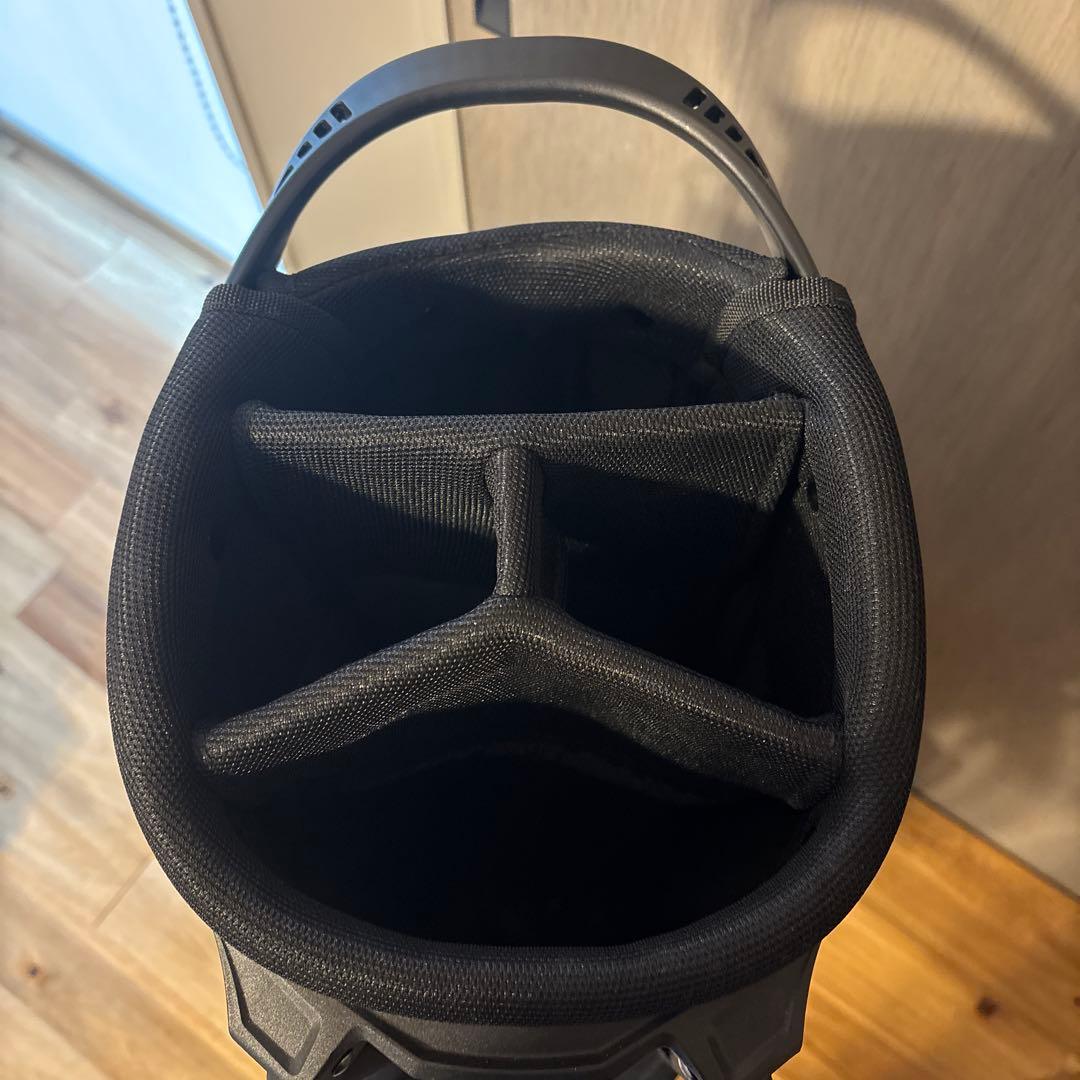 ミズノ　キャディバッグ　スタンド式　黒迷彩柄