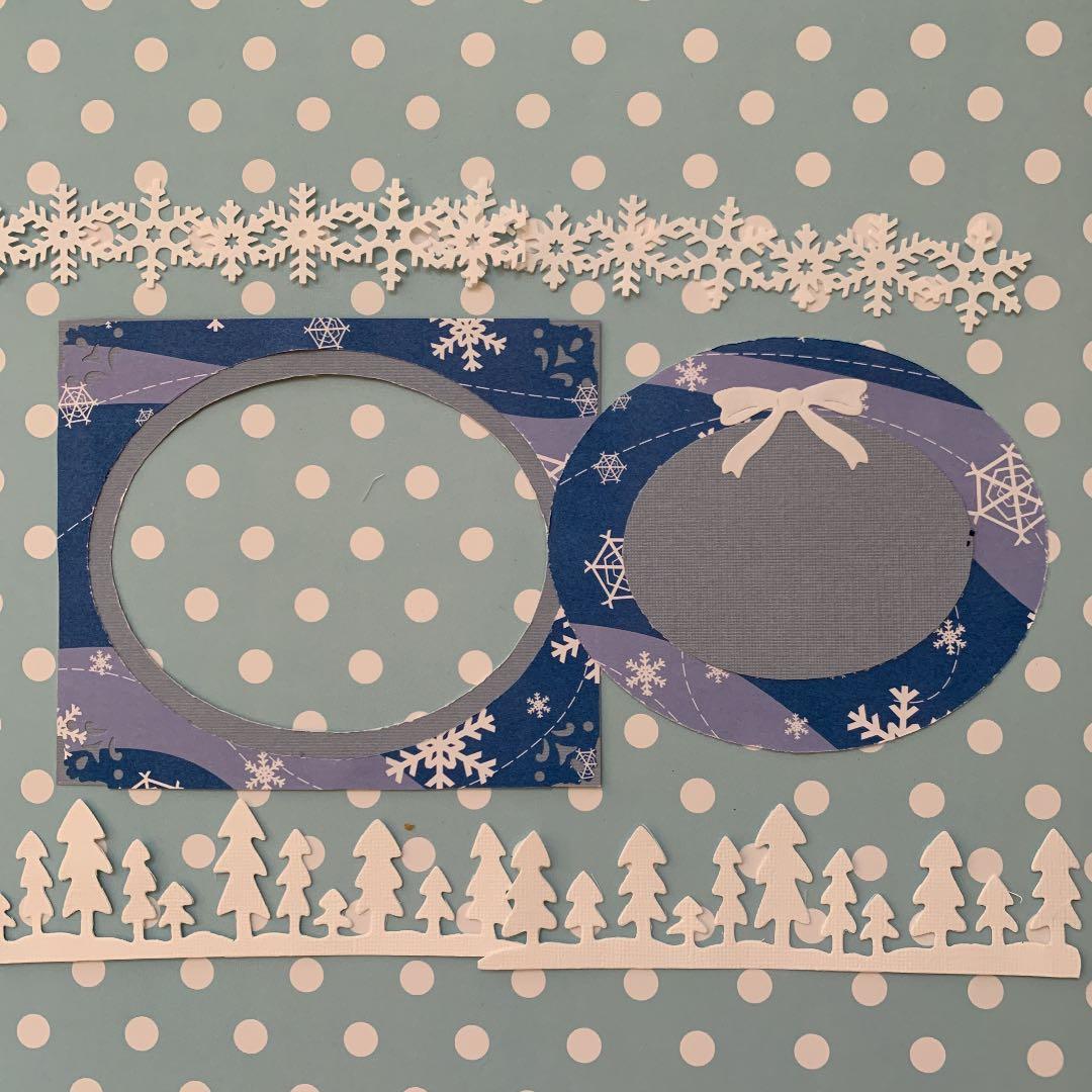 【クラフトパンチ】★アルバム飾り★冬のクラフト★男の子用