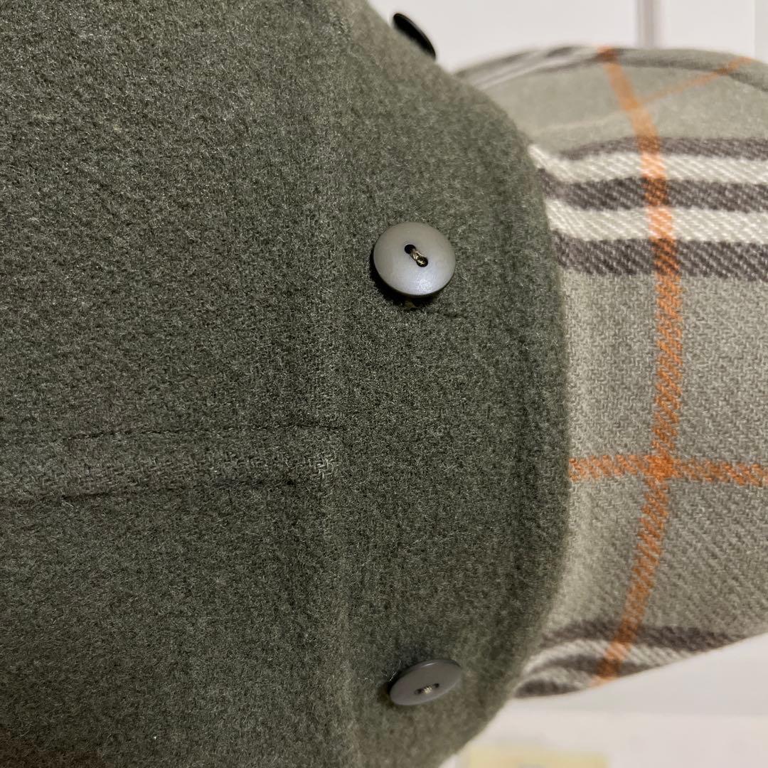 Burberry リバー仕立て　ウールコート