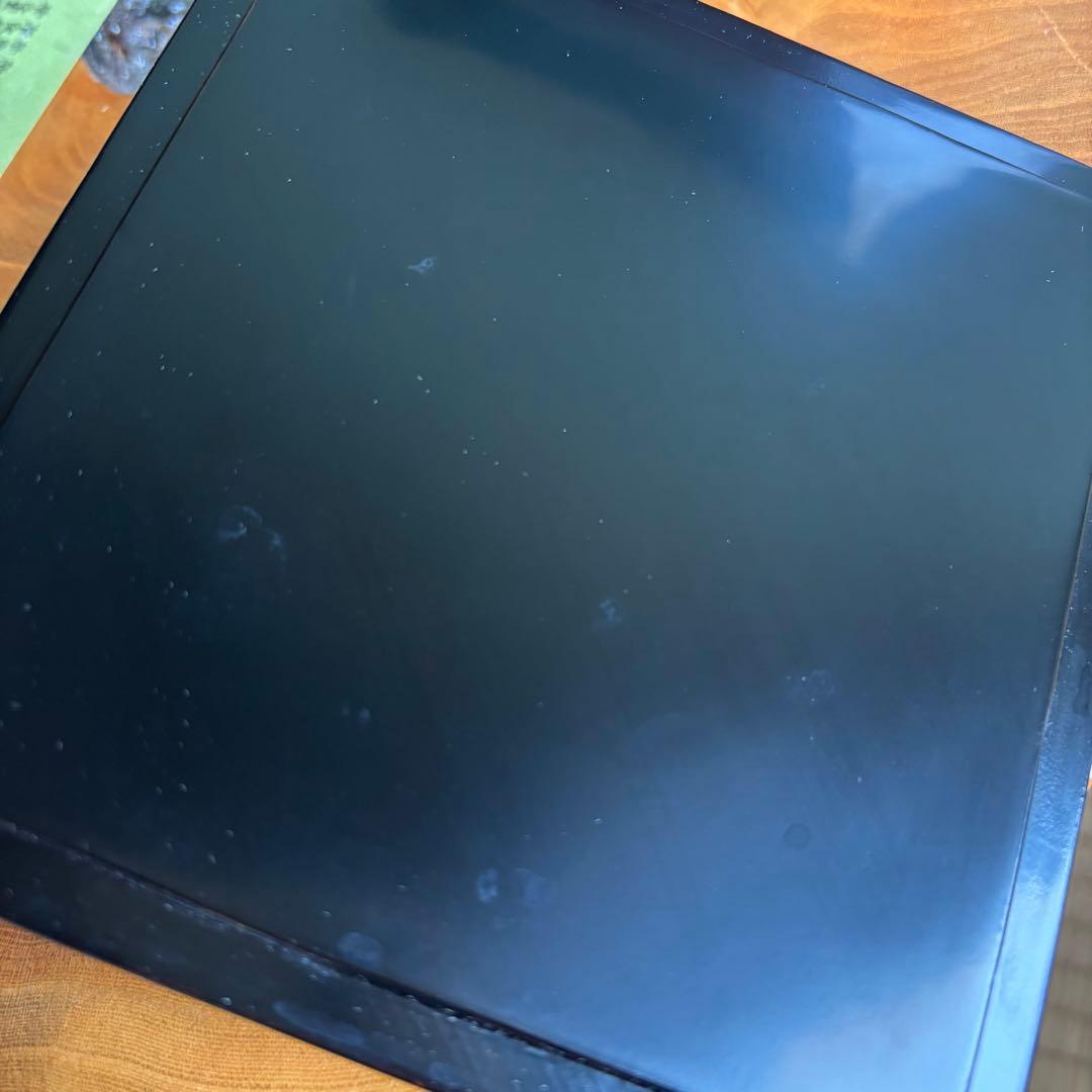 赤膚焼 水指 大塩正人造 織部流し 茶道具 共箱