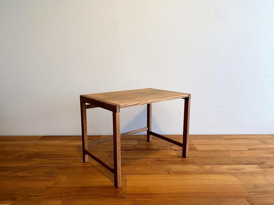 お盆セール カンディハウス Hock オーク材 ネストテーブル 仕上済