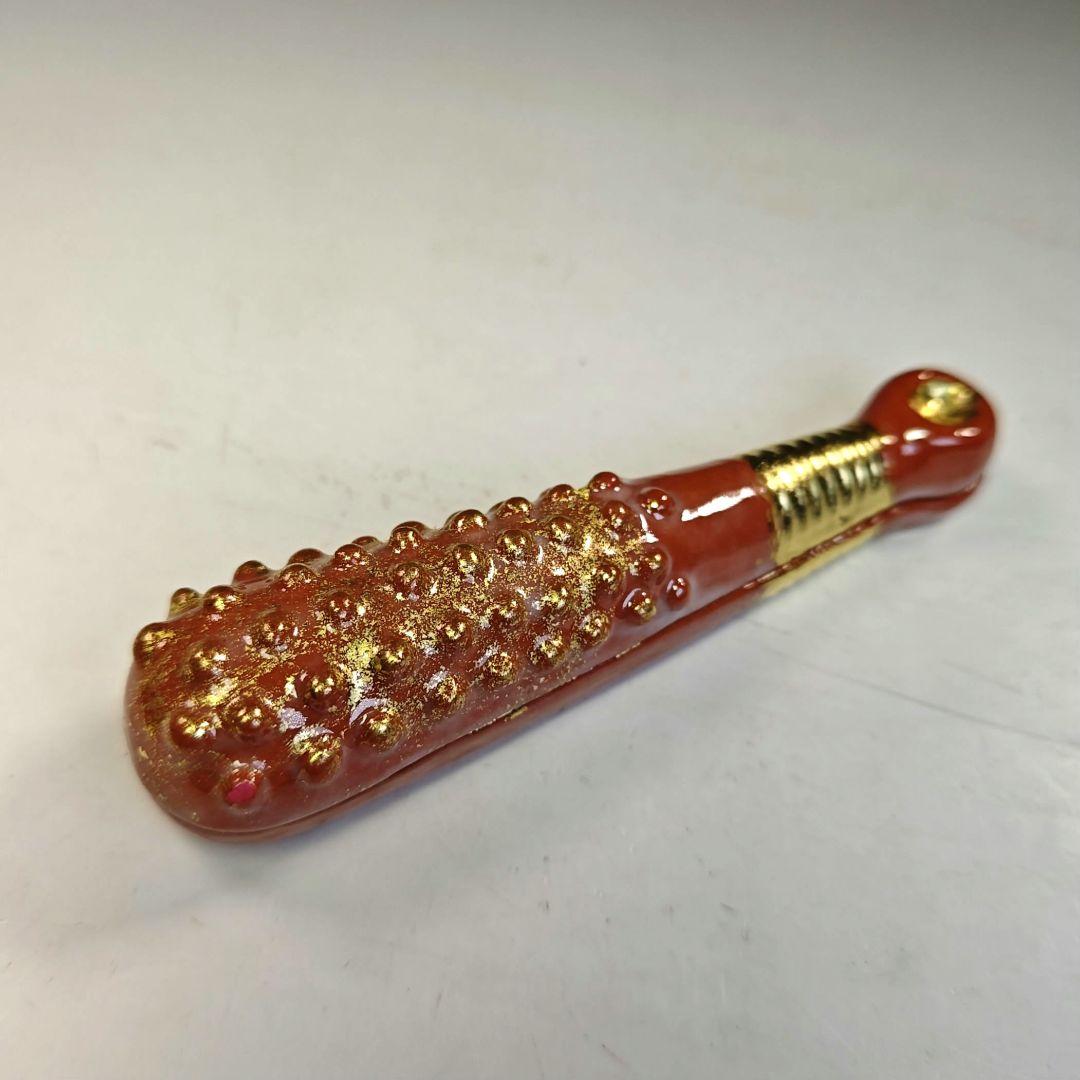 イ789 香合『川崎和楽作』『鬼の忘れ形見　香合　共箱』茶道具