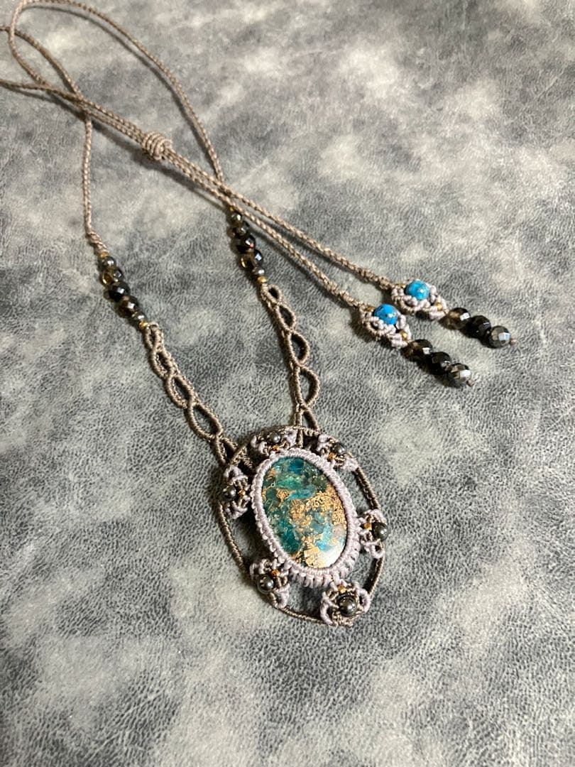 きりん☆マクラメネックレス