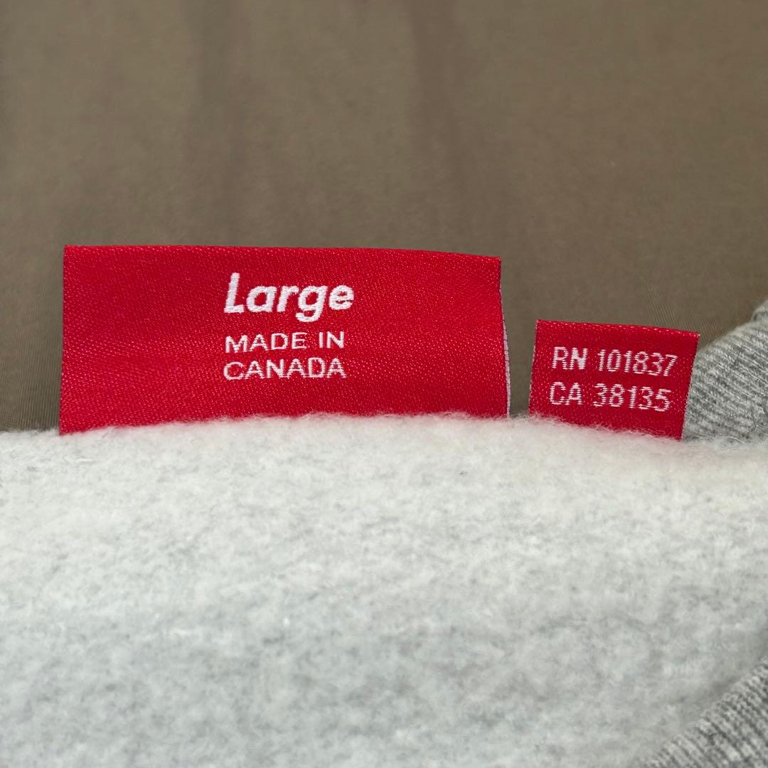 25FW Supreme Small Box Crewneck ヘザー L 美品