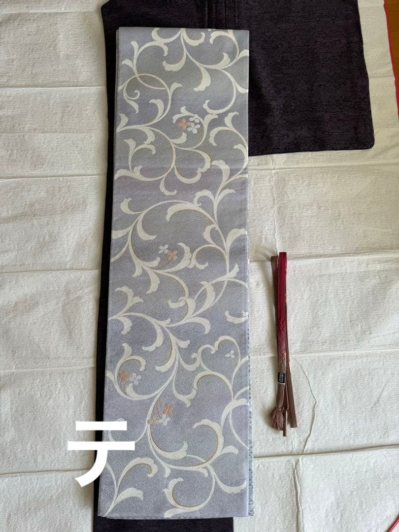 eoka様　西陣まいづる　フォーマル袋帯　銀彩宝飾文