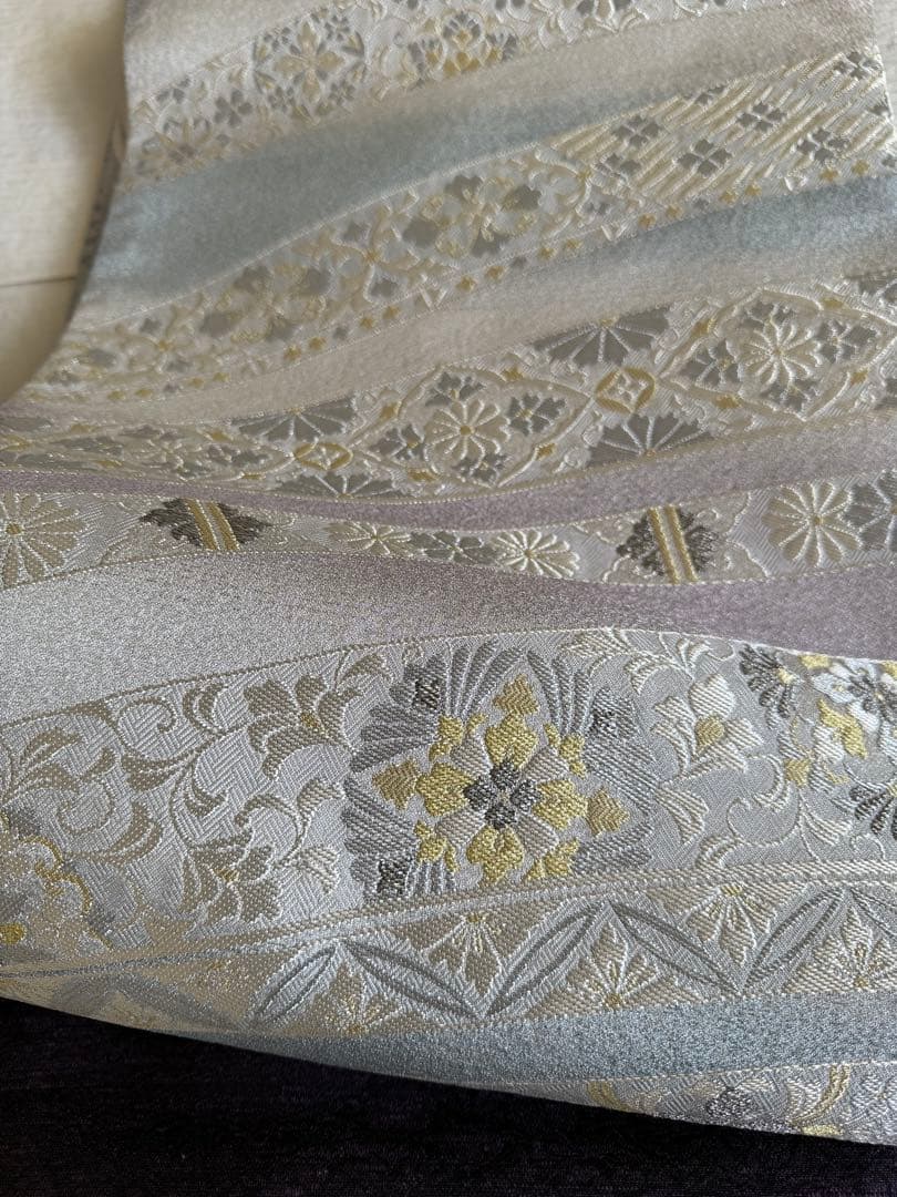 eoka様　西陣まいづる　フォーマル袋帯　銀彩宝飾文