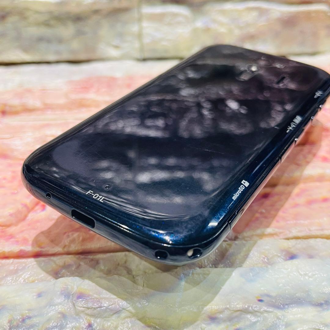 SIMフリー らくらくスマートフォン me 32GB ブラック 電池良好