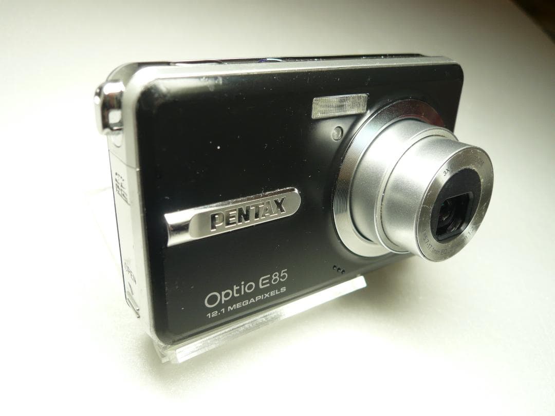 PENTAX★Optio E85⭐️欧州限定モデル❤️新品バッテリー★ブラック