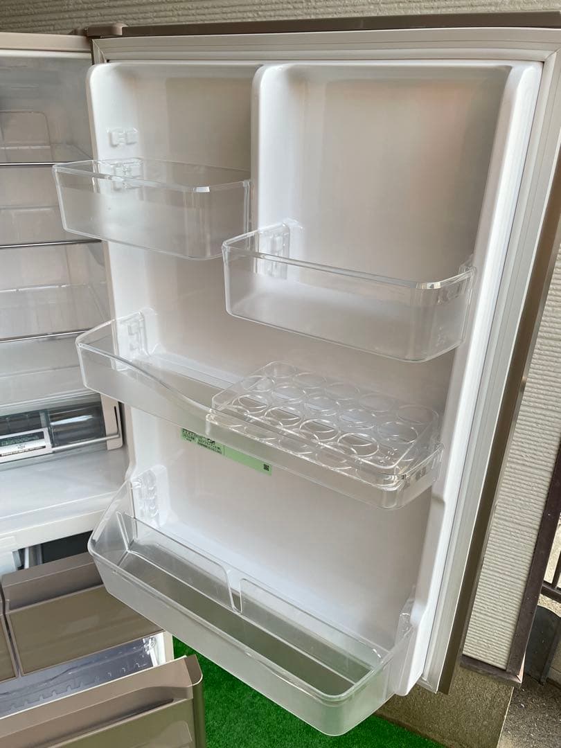 586分解洗浄済み✨ 日立 Sシリーズ ガラストップ5ドア冷蔵庫 真空チルド