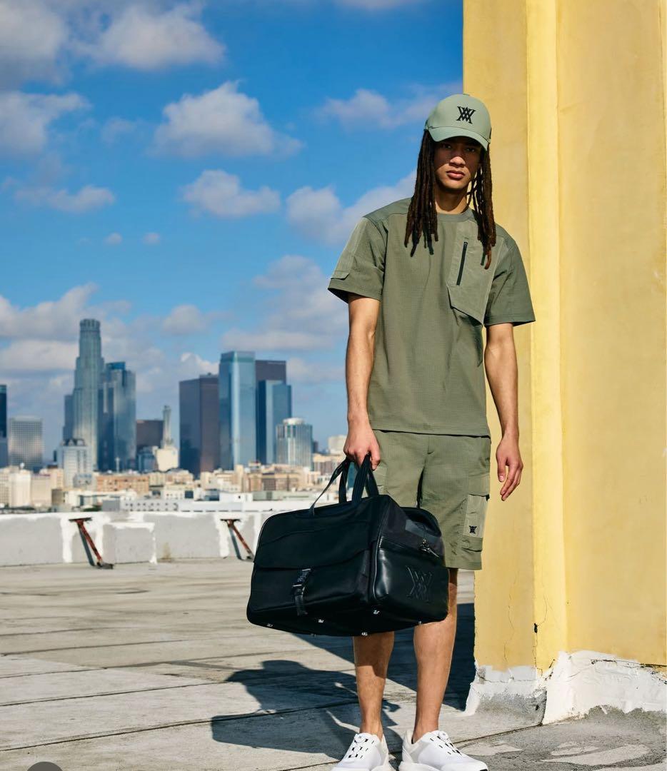 新品⭐️タグ付き ⭐️Ｌ　ANEW メンズ トップス　カーキ　人気セットアップ