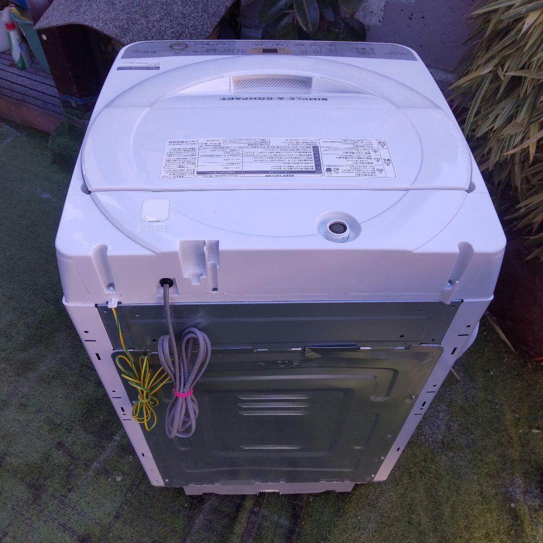 SHARP 洗濯機 2019年製 6kg ES-GE6C-W
