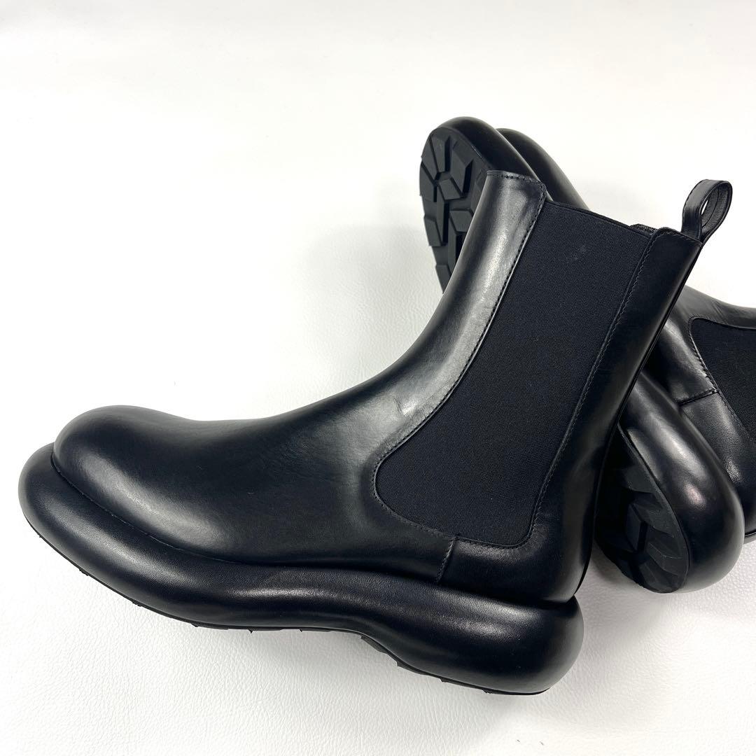 お値下げ本日限り　JIL SANDER ブラック サイドゴアブーツ 37
