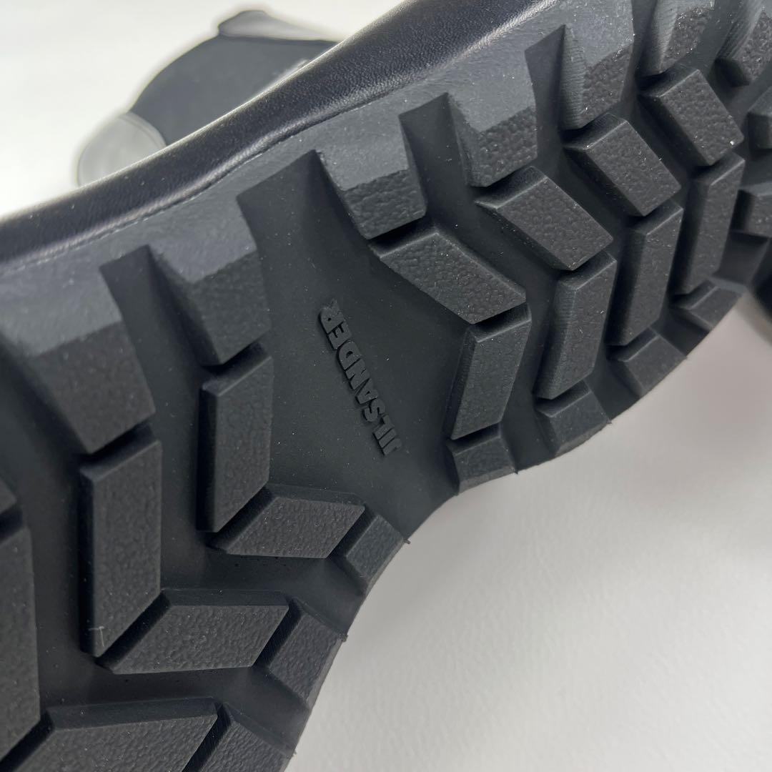 お値下げ本日限り　JIL SANDER ブラック サイドゴアブーツ 37