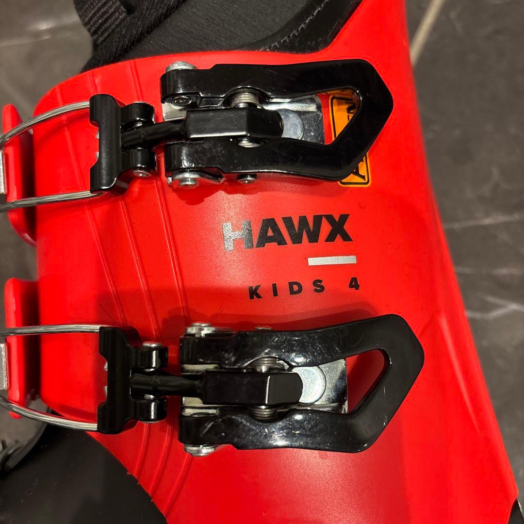サイズ25/25.5cm HAWX KIDS 4 子ども用スキー用ブーツ 赤黒