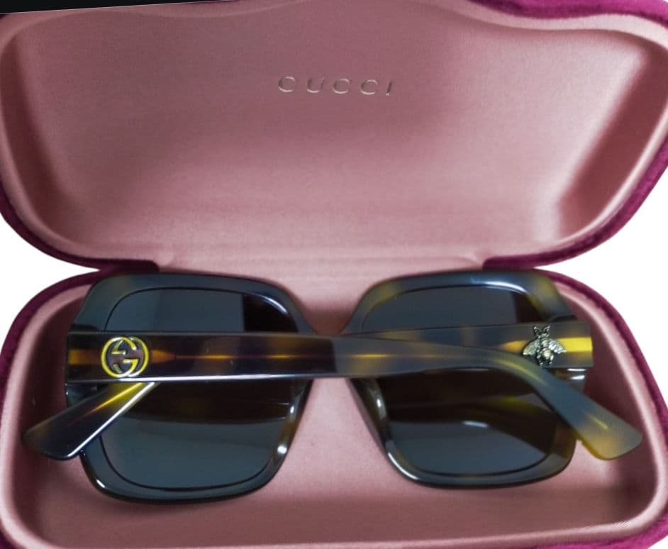 正規品　新品未使用　GUCCI ブラウン スクエア型 サングラス