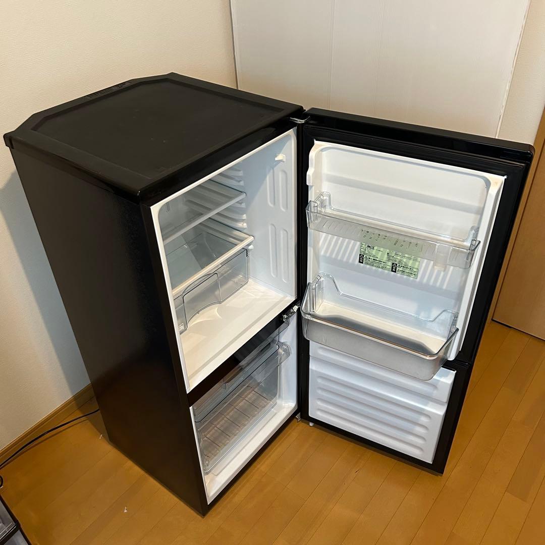 ブラック 2ドア冷蔵庫　ツインバードHR-EJ11型　2020年製