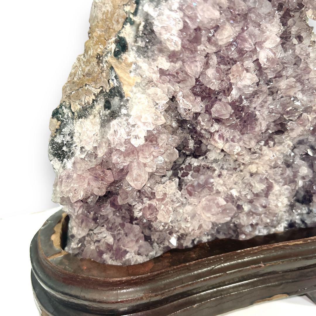 天然石 アメジスト 置物 約7キロ クリスタル 2月 誕生石 水晶