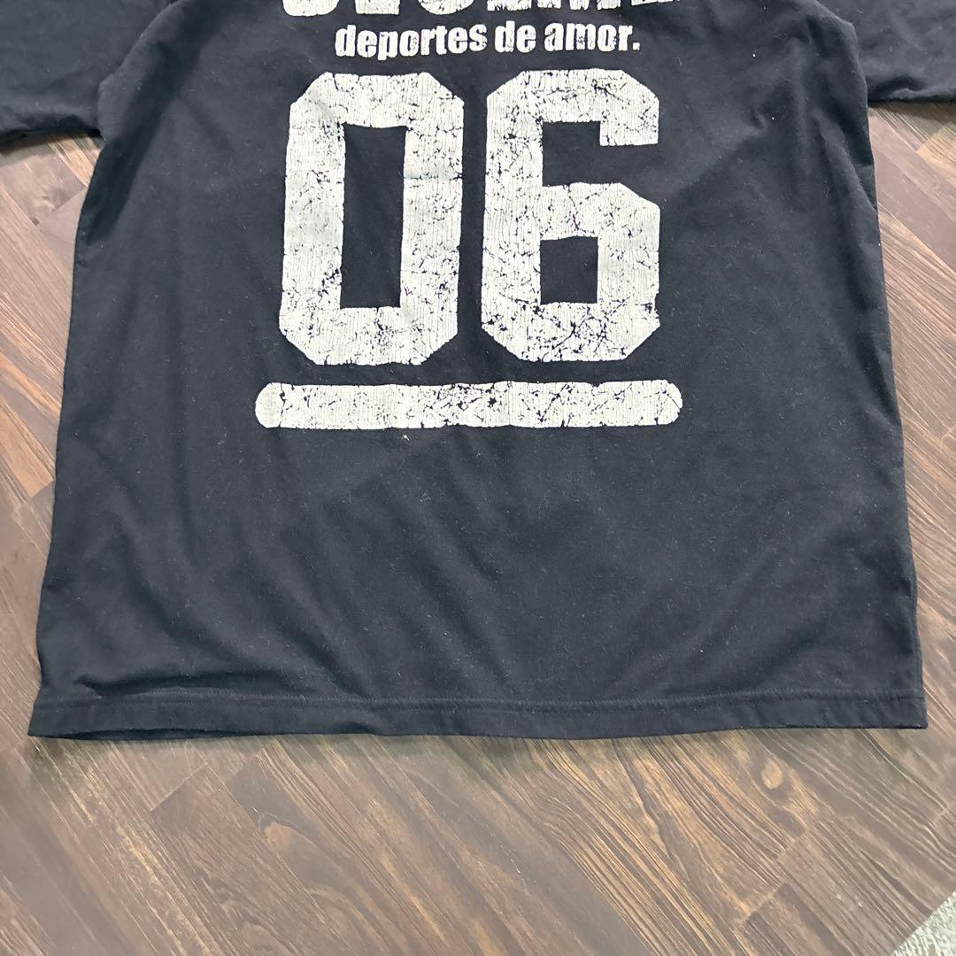 8SM2 svolme サッカー　半袖Tシャツ　ブラック　L 古着used