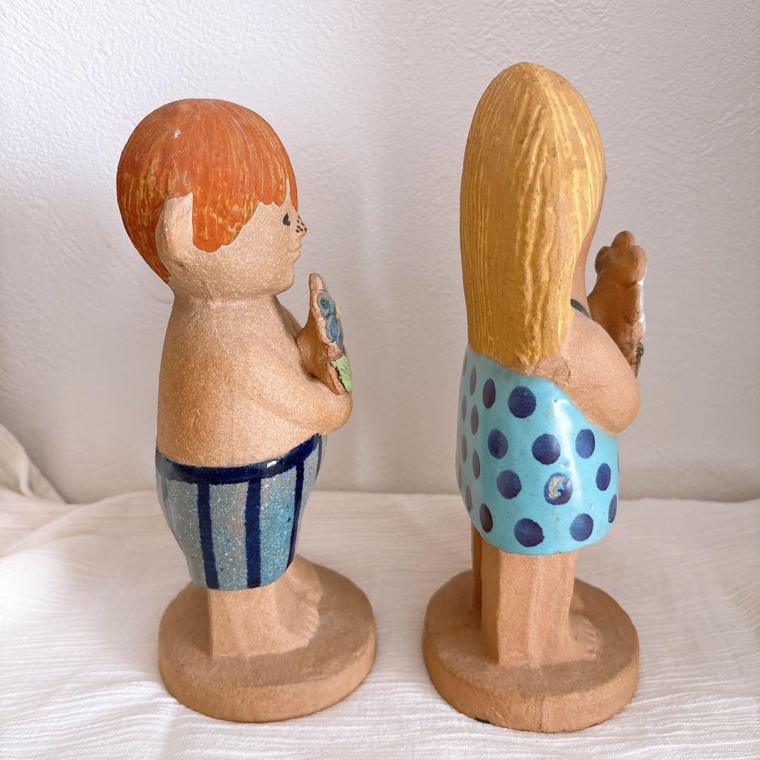 リサ・ラーソン 置物 ADAM ＆ EVE アダムとイブ 思春期 2体セット