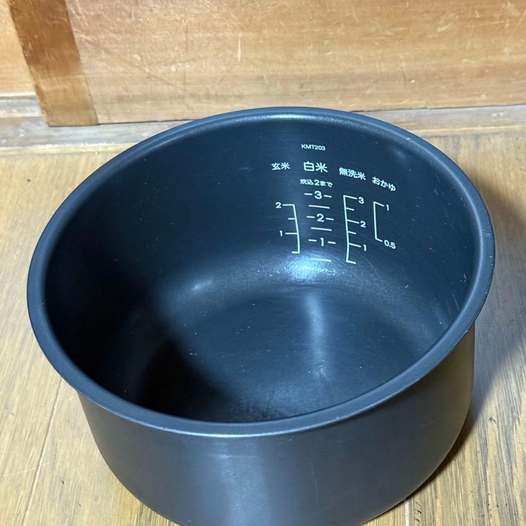 ⭐︎極美品⭐︎ BALMUDAバルミューダ 炊飯器 K03A-BK 黒Black