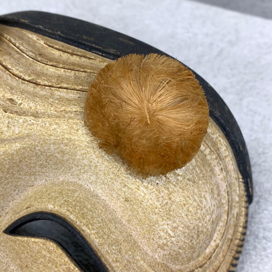 能面 翁 長澤草春 木箱 人間国宝 長澤氏春の三男 能面師 面打師 能楽