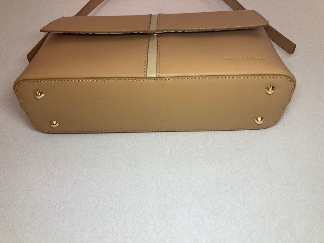 【訳あり未使用】Burberry ハンドバッグ ショルダーバッグ ノバチェック