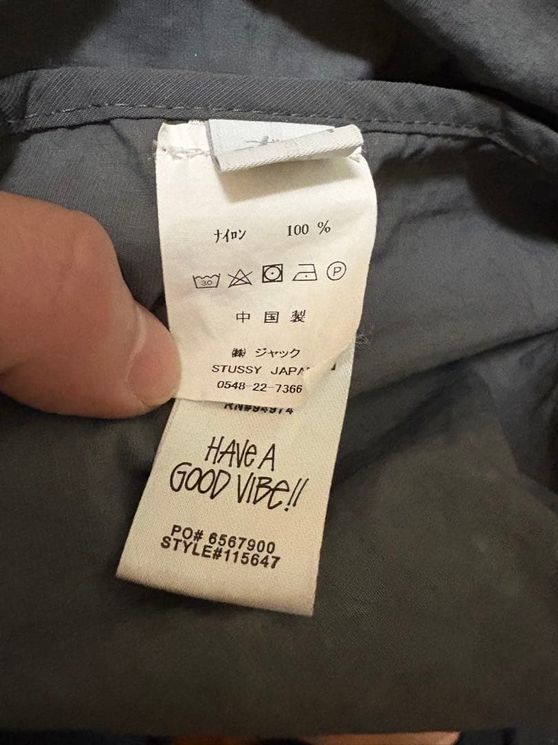 stussyシェルジャケット正規品、最終値下げ❗️