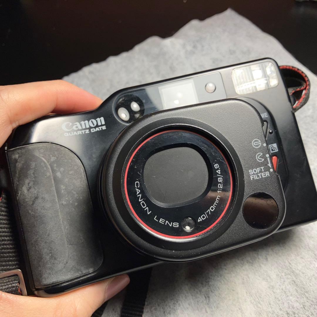 実用品Canon Autoboy TELE Quartz dateフィルムカメラ