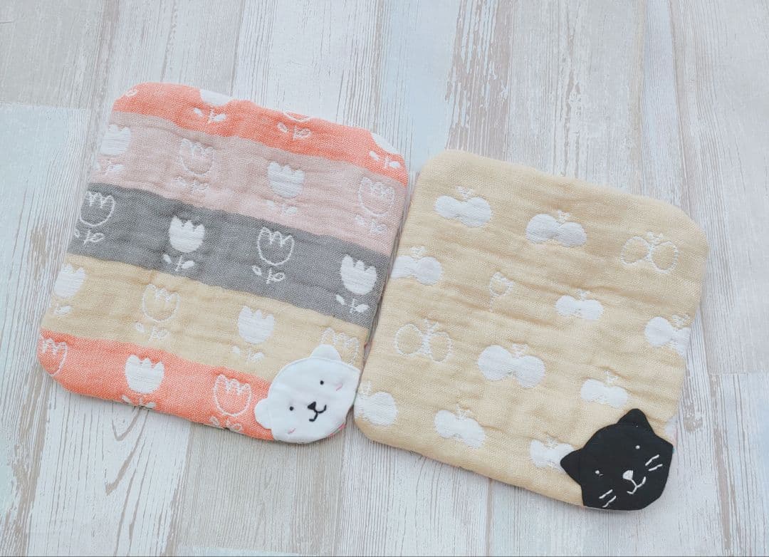 ☆　maffon fuwara 6重ガーゼ　ハンカチ　タオル