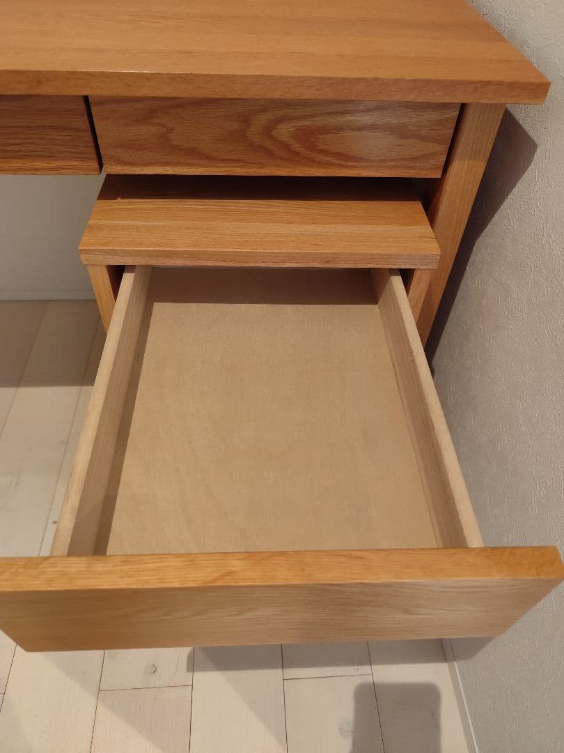 【引取り限定】無印良品 木製デスク キャビネット セット