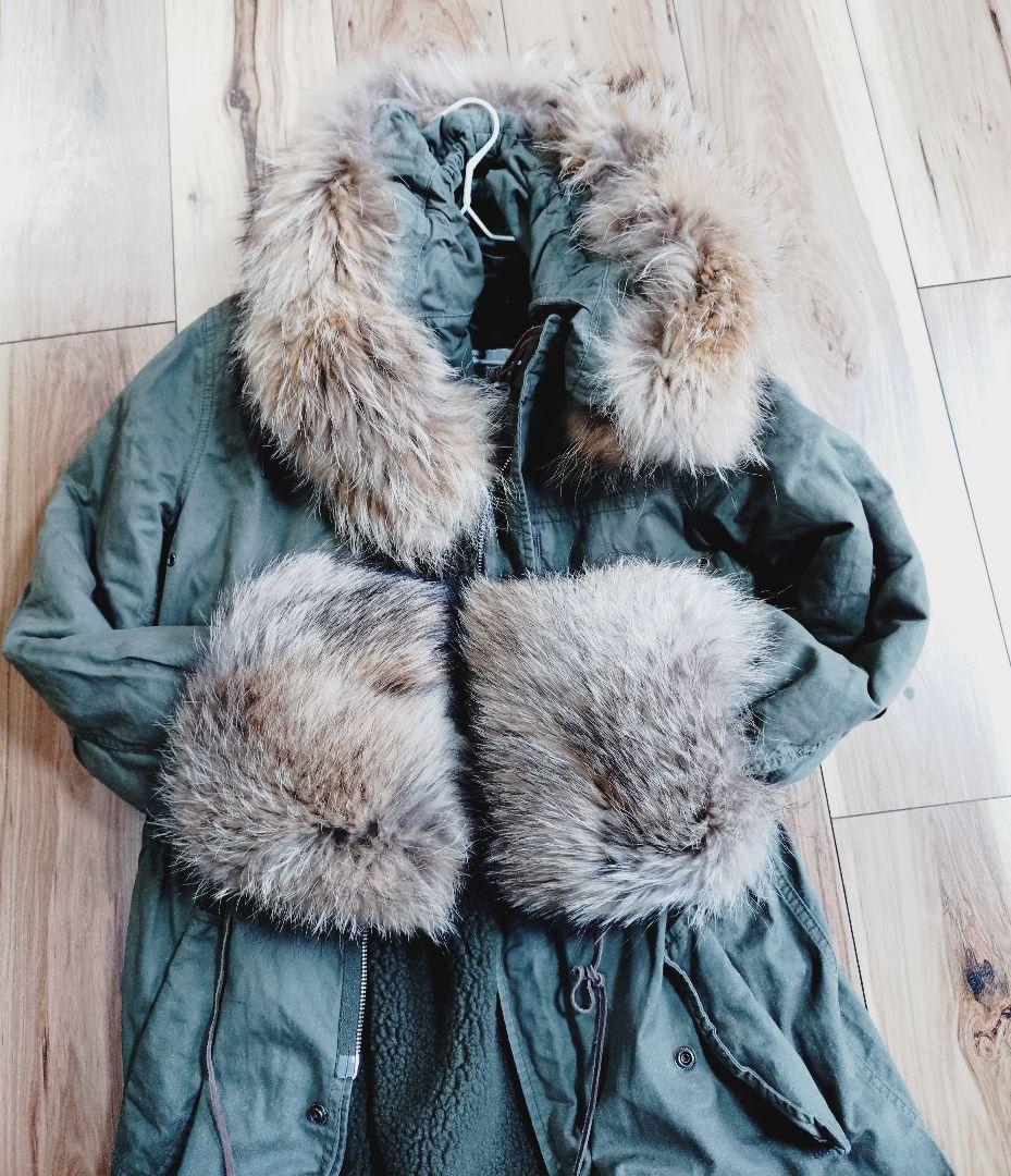 panaji スペシャルモッズコート・ロングタイプ・カーキ・y2k