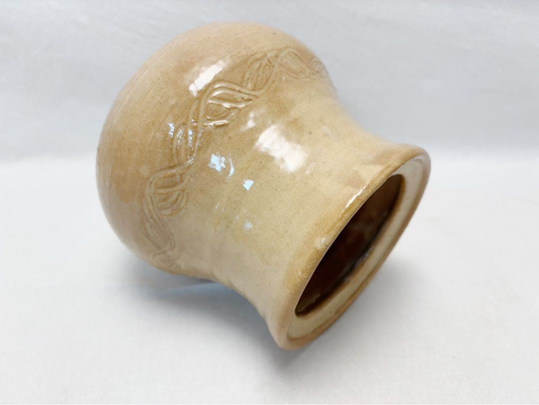 ほぼ未使用 茶道具 無尋窯 萩焼 水指 陶印 煎茶道具 水差し 共箱