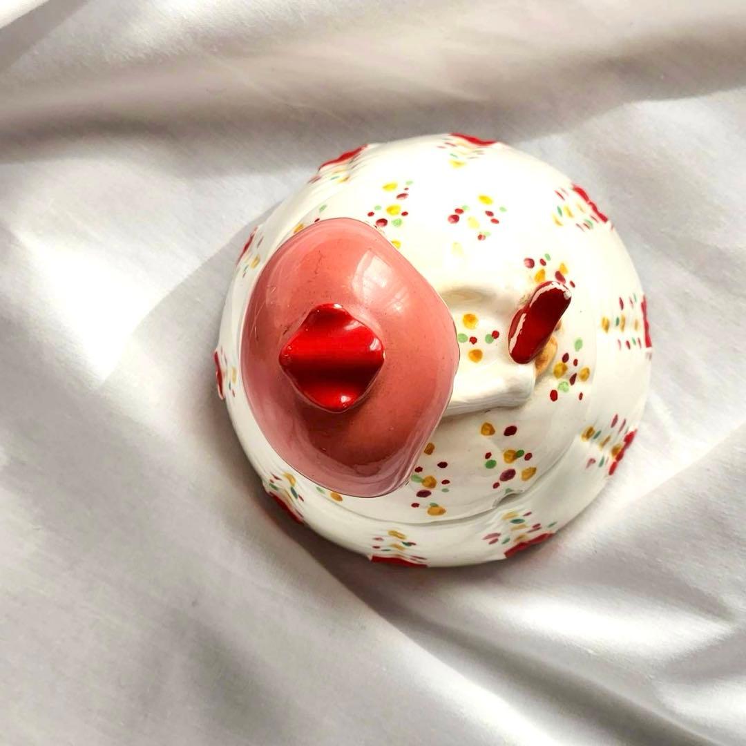 内藤ルネ　お姫様　女の子　置物　陶器　入れ物　小物入れ　昭和レトロ　カワイイ