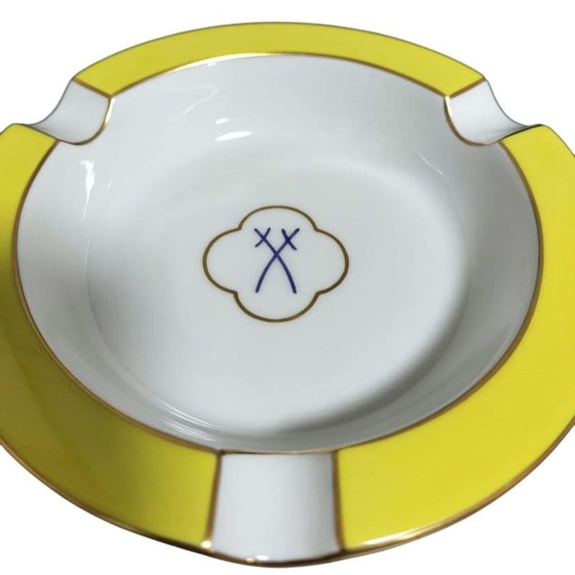 ★廃盤 未使用★ MEISSEN マイセン 双剣 アッシュトレイ 灰皿 小物入れ