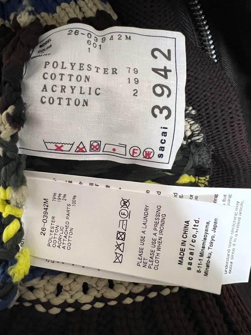 【新品未使用】sacai ニット