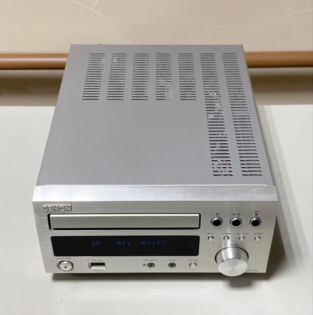 DENON CDレシーバー RCD-M38 リモコン付 良好品