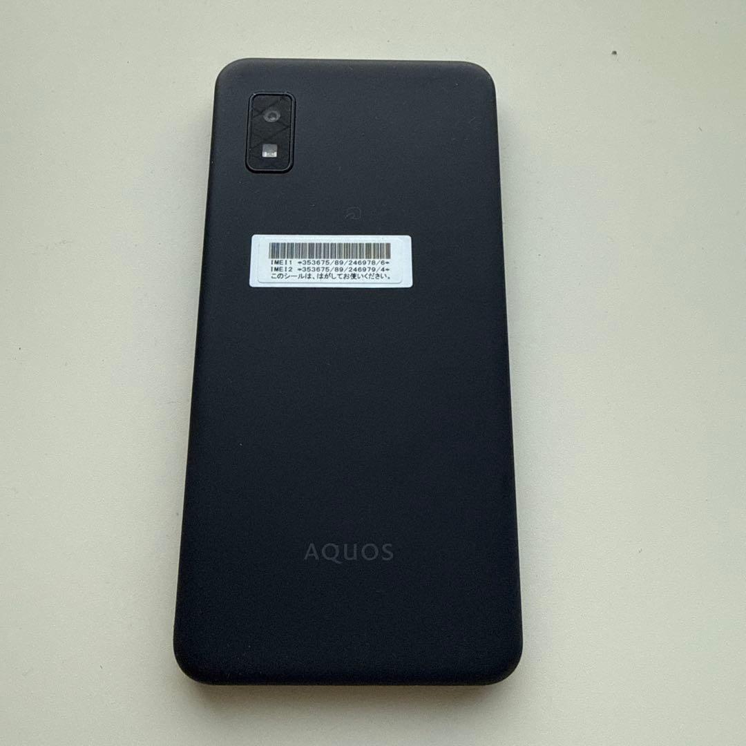 【極美品】AQUOS wish3 ブラック スマートフォン 本体