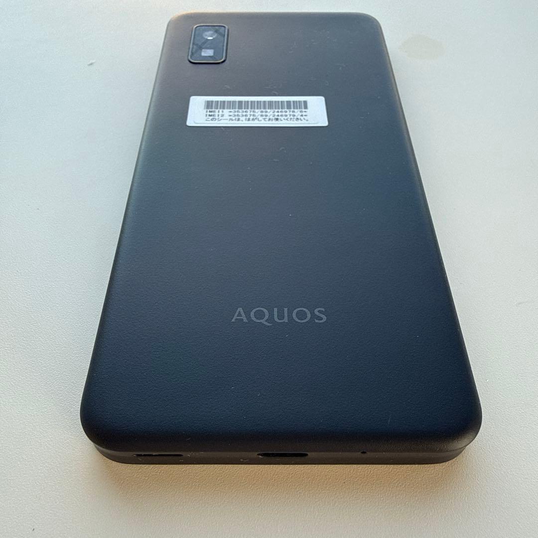 【極美品】AQUOS wish3 ブラック スマートフォン 本体