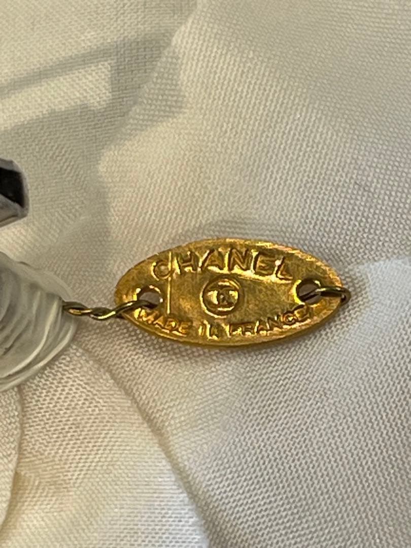 シャネル　CHANEL カメリア　ブローチ　コサージュ　ホワイト