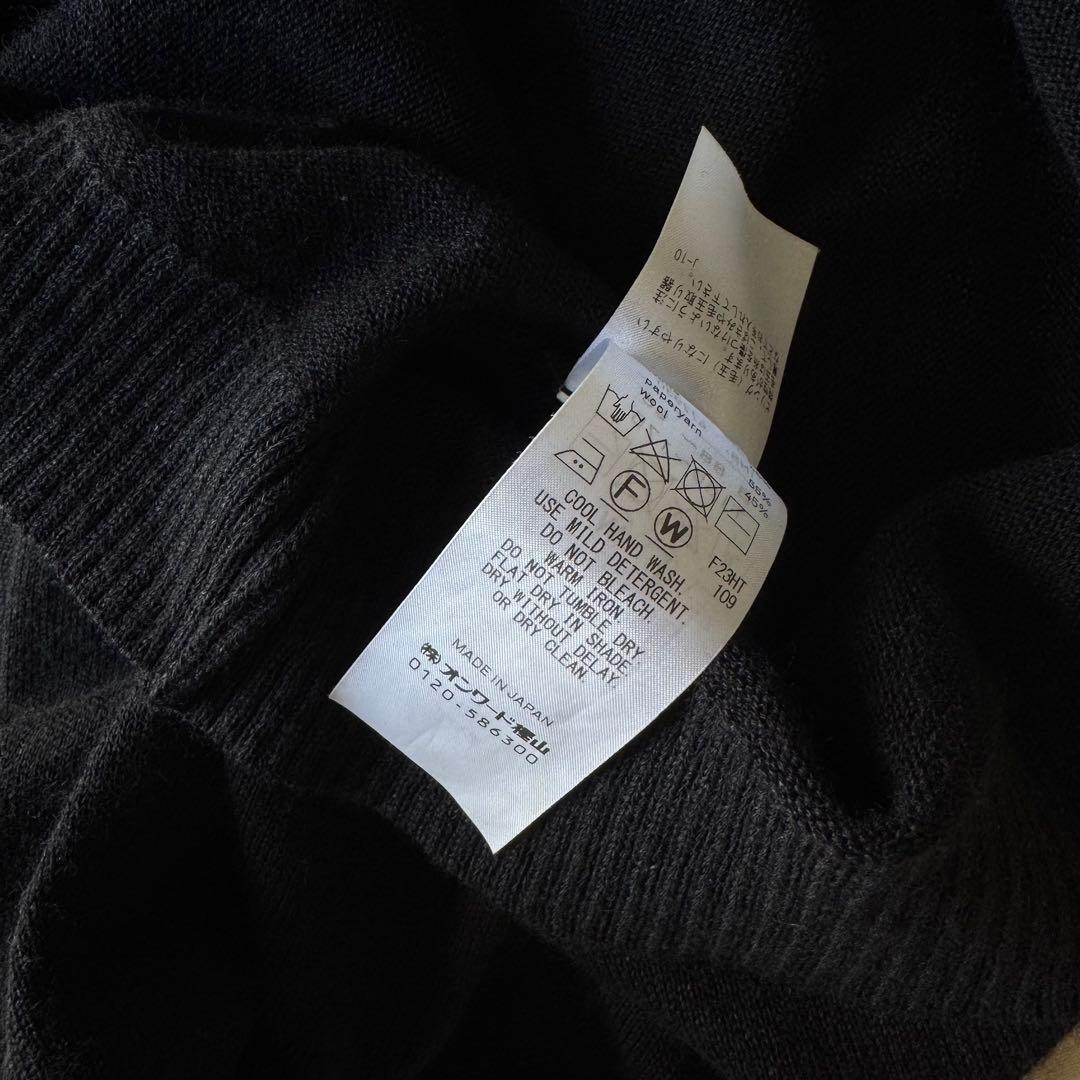 ATON WOOL WASHI ポロ セーター