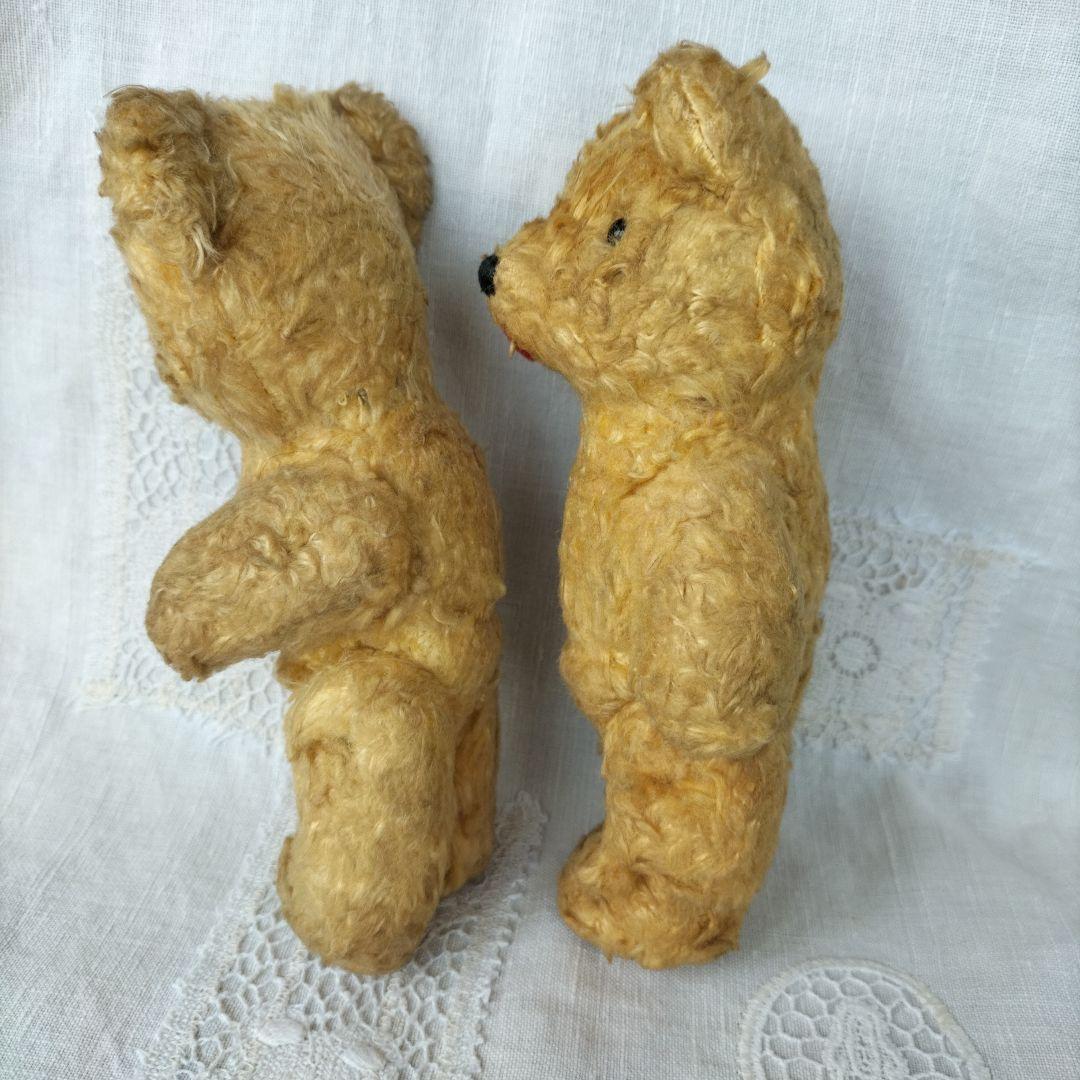 ★注意★出品は左のベアのみ。右のベアは販売済み　イギリス　ビンテージ　ベア